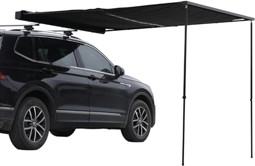 Car Tent Campervan Awning, Truck Shade Canopy Outdoor Retractable Car Side Awning, for 4x4/Car/SUV/Truck Easy for Camping, Outdoor Trips, Road Trips, Courtyard (Size : 200 * 300CM/6.56 * 9.8ft)