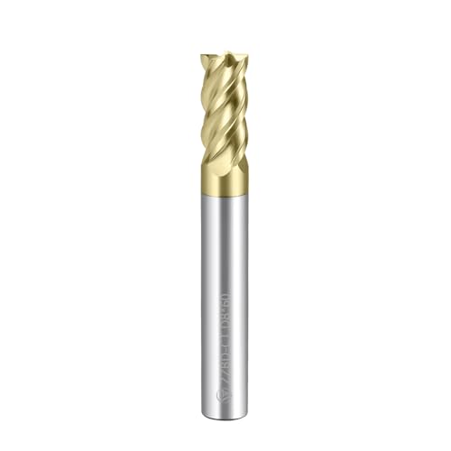 Image of Carbide Titanium Alloy End Mills 4 Flute ZrN Coating,for Titanium Alloy 1Pcs D8*60mm