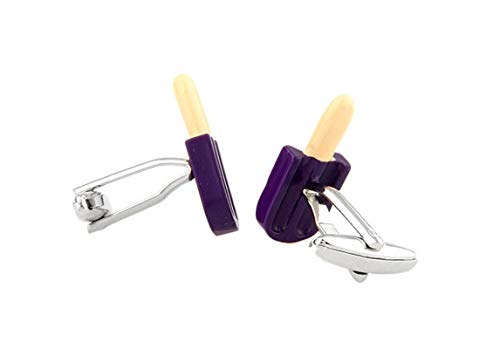 Mancuernillas KnBoB Hombres Helado Morado miniatura 1