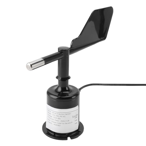 8 Indication Directions Wind Speed Sensor, Polycarbonate Anemometer Wind Measuring Tool, Wind Direction Sensor Transmitter, 360 Degree