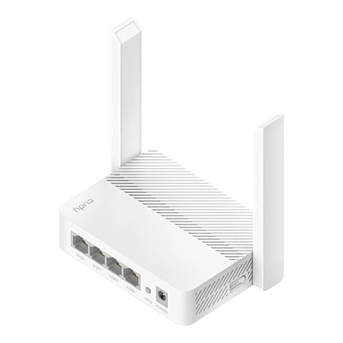 Cudy WR300 300Mbit/s WLAN Router, WiFi Router für Anschluss an Kabel-, DSL-, Glasfasermodem