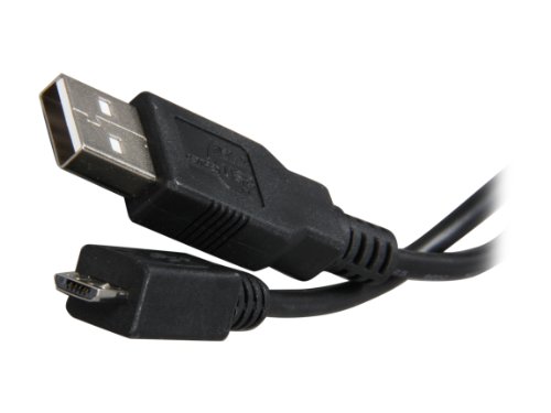 Rosewill RCAB-11018 10-Feet USB 2.0 A Male to Micro B Male Cable, Black