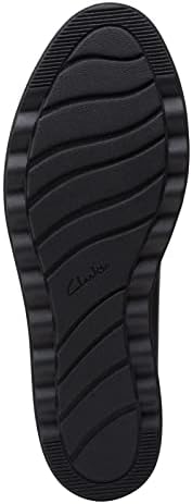 Clarks womens Sharon Gracie Penny Loafer, Black Leather With Dark Tan Welt, 10 US | Image 6