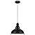 LOEHINLE Pendant Lighting Vintage Industrial Fixtures, Black Metal Farmhouse Lights, Ceiling Lamp for Kitchen Home Island Dining Room Bedroom, 11.4 inches