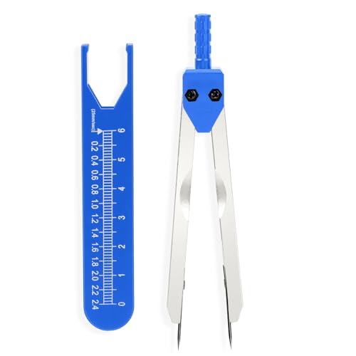 Mozeat Lens 562012_3-321180 Electrocardiogram Caliper Ekg Ecg Calipers Measuring Tool With Ruler Electrocardiogram Drafting Divider For Doctors, Nurses, Medical Students cover