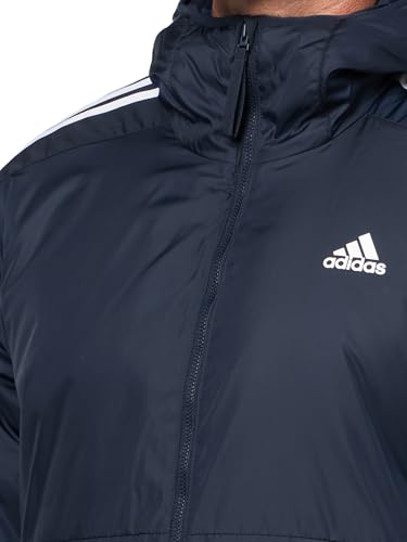adidas Men's Essentials 3-Stripes Insulated Hooded Jacket3