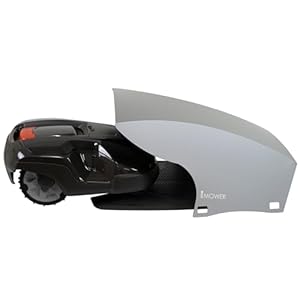 IDEA MOWER Robotmaaier Garage New Shell, Aluminium Composiet, compatibel met Husqvarna Automower en vele anderen (Zilver)