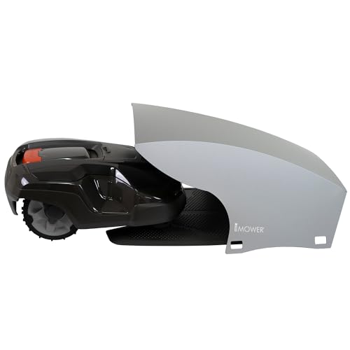 Idea Mower Mähroboter Garage New Shell aus Aluminiumverbund, kompatibel mit Husqvarna Automower (Silber)