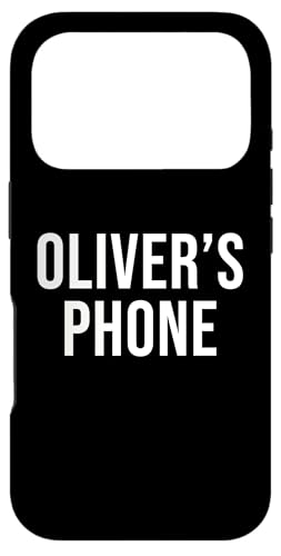 Oliver's Phone �u���b�N �z���C�g ���O Olivia �X�}�z�P�[�X iPhone 17 Pro �p