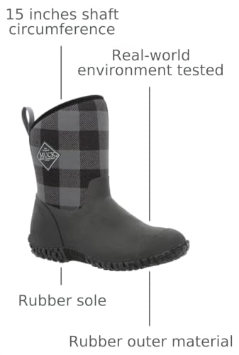 Image of MUCK Women's Muckster II Mid Fleece Boot, Black, Size 9(M)