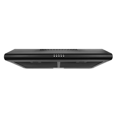 30 in. Delta Coll Ducted Under Cabinet Range Hood Reusable Filters Black