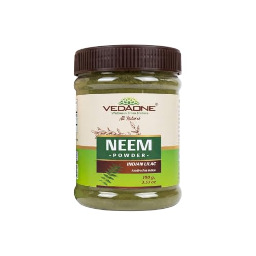 Image of USDA Organic Neem Powder - 100g For Skin And Overall Wellness - Pack of 3