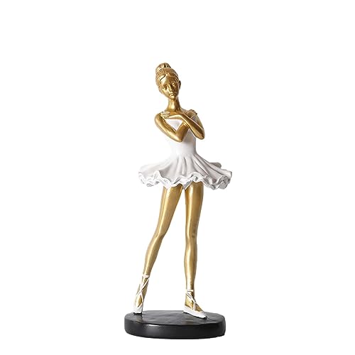 Fulenyi Figurine de Ballerine en Résine pour Petits Métiers, Ballet Dancer Statue Figurine de...