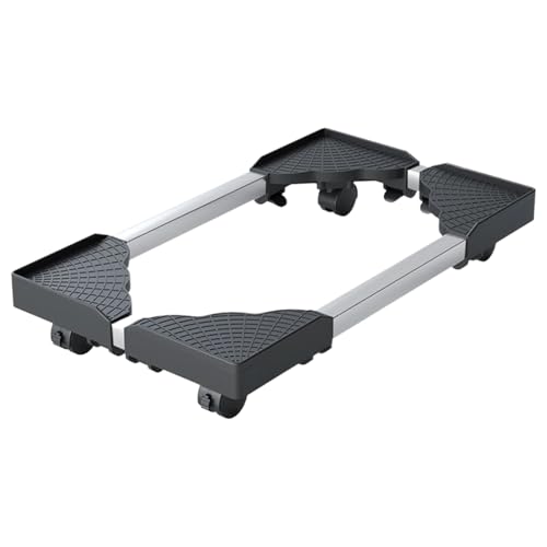 Support de processeur réglable anti-poussière base informatique stable avec roulettes - 2