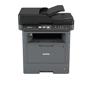 Brother MFCL5750DW Multifunktions-Laserdrucker mit Fax, weiß und schwarz, 40 ppm, kabelgebundenes Netzwerk, WLAN, Drucken, Kopieren und Scannen automatisch, Display (überholt)