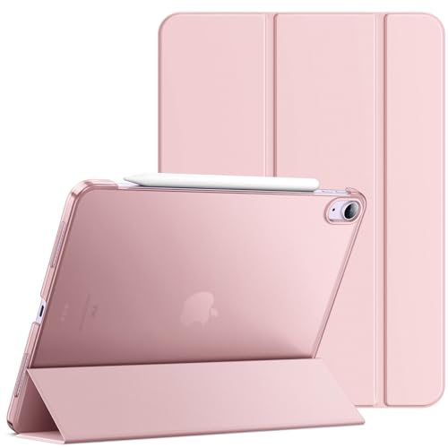 JETech Case ONLY for iPad Air 11-Inch M4/M3/M2 (2026/2025/2024) iPad Air 5/4 (2022/2020 5th/4th Generation 10.9-Inch) Slim Stand Hard Back Shell Cover with Auto Wake/Sleep (Pink)