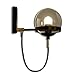 Produktbild Wandleuchte innen Retro Metall Wandleuchte amerikanische Post-moderne Stil Glaskugel Bronze Schlafzimmer Schlafzimmer Wohnzimmer Hotel Lobby Beleuchtung (Color : Black)