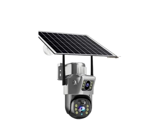 8MP 4G Solar Dual Lens Security Surveillance - Detailed View