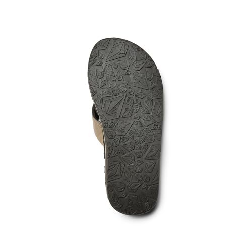 Image of Volcom Men's Recliner Sandals - Water-friendly Flip Flops With Recliner Comfort Foam Footbed