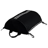 デッキストレージバッグ-29x39x13cmブラック耐久性のあるカヤックパドルアクセサリー、パドルボードバッグ、防水バッグ、デッキマウントバッグ|釣りカヤックスタンドアップボードキャンプ用品のための安全な保管