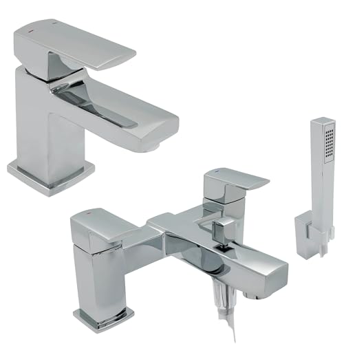 Robinet de douche et mitigeur lavabo Clever Manta pour moderniser une salle de bain familiale