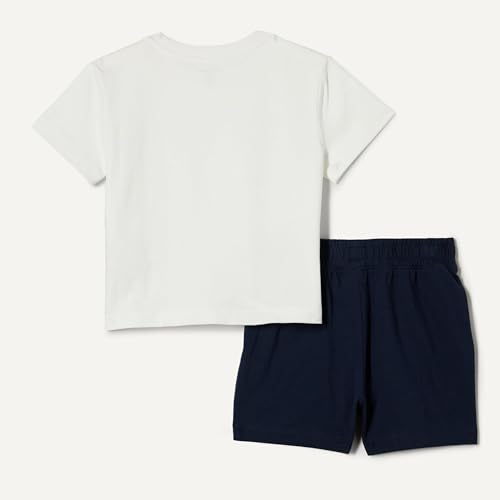 Image of Amazon Essentials Boys and Toddlers' Cotton Short Sleeve T-Shirt and Shorts Set