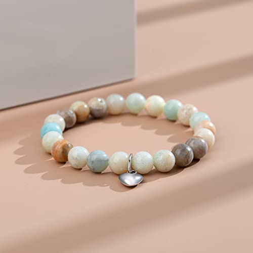 Acetho Natural Stone Bracelet,Bracelet Birthday Christmas Valentine's Day Inspirational Encouragement Gifts For Women With Gift Message Card #TOP1