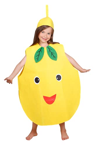 Matissa Enfants Fruits Légumes et Nature Costumes Costumes Tenues Fancy Dress Party Garçons et Filles (Poire)