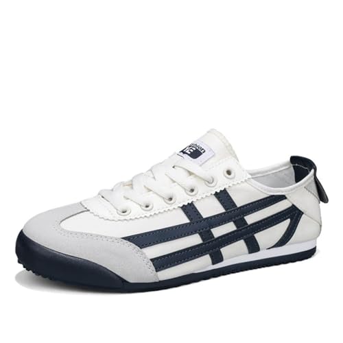 Standard Sneakers: Classic Design with a Modern Twist. Comfort - Packed for Everyday Casual Use. (Beige Blue,8)