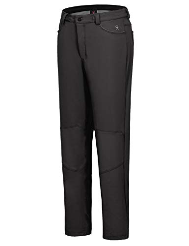 Little Donkey Andy Women's Quick Dry Lightweight Stretchy Hiking Golf Pants UPF 50 Drawstring Pocket Anytime Pants Black M
