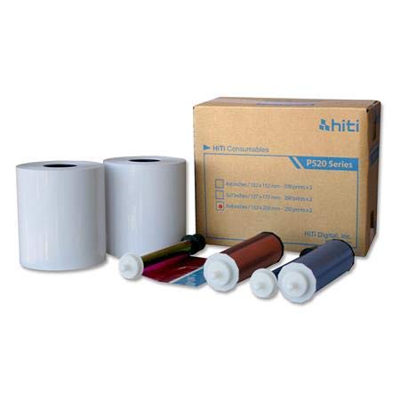 HiTi Consumables P520 Series 6x8 Inch / 152 x 203 mm Print Kit, 500 prints (250 x 2) (B08L6KHNKV) Amazon Price History, Amazon Price Tracker