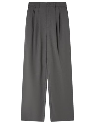 Chino plissé femme pantalon fluide taille haute élastique tendance