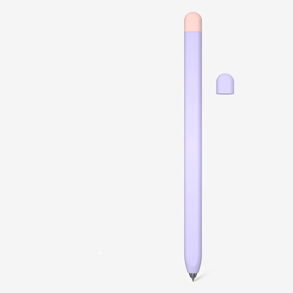 Valente Ultra-Thin Silicone Sleeve for Galaxy Tab Pencil - Compatible with S7/S8/S9 Series - Enhanced Grip, Protective Cover (Purple & Pink) (B0DFHHJT2L) Amazon Price History, Amazon Price Tracker