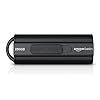 Amazon Basics Unidad flash USB 3.1 ultrarrápida de 256 GB de alta capacidad para transferencia y almacenamiento de datos, color negro