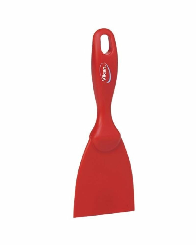 Vikan 40604 Hand Scraper, 75 mm, Red – Hygienic Cleaning Scraper