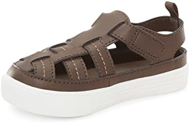OshKosh B'Gosh boys Os22e04b Sandal, Brown, 9 Toddler US | Image 5