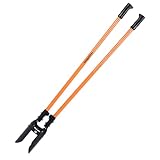 wangyanhao Post Hole Digger Tool, Heavy Duty Post Hole Digger with Fiberglass Handle, 58 Inches