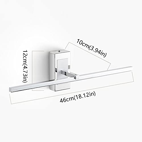 Aplique de pared minimalista negro de alta gama con tecnología LED 7