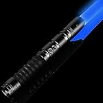 CVCBSER-RGB-16-Colors-Changeable-with-12-Mode-Sound-Force-Flash-Smooth-Swing-FX-Dueling-Lightsaber-Premium-Aluminium-Alloy-Handle-Light-Saber-Boys-or-Adults-Lightsabers-Toys-Black-Handle