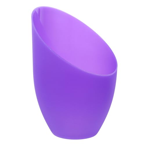 Image of Holibanna Horseshoe Lampshade Colored Plastic Lamp Shade Replacement Medium Hole Horseshoe Shape Lampshade for Multi-Head Stand Up Floor Table Wall Lamp (42mm, Purple)