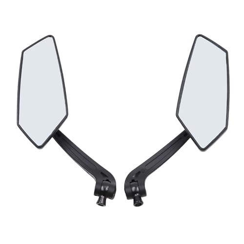 Espejos moto con rotación ajustable y lente clara para una visibilidad lateral completa
