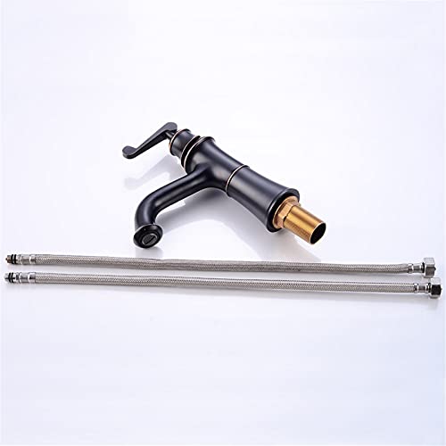 Grifos de baño de palanca para lavabo de vasija LWX, grifo monomando de bronce estilo bajo 5