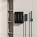 1984 Shower Soap Dispenser Bathroom Set Shampoo Conditioner Body Wash Dispenser Wall Mounted Shower Shampoo Dispenser 3 Chamber No Drill for Home Star Hotel 3 x 400ml Black