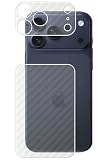 ClearView 背面 保護 フィルム iPhone 17 Pro Max用 [カーボン調 クリア] 日本製