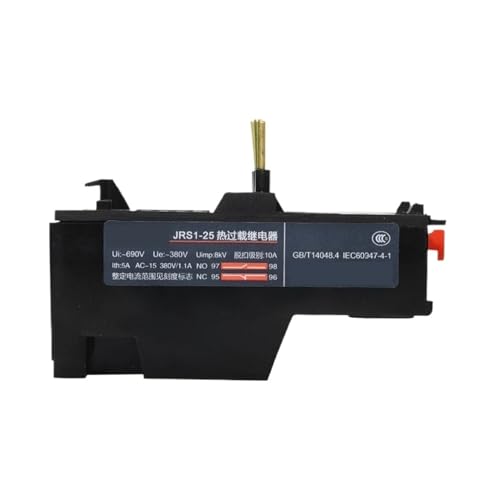 Relé de sobrecarga térmica serie JRS1 protector térmico trifásico regulable 48-57A 3