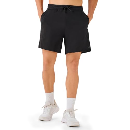 Image of Boldfit Shorts for Men Solid Men Shorts Regular Fit Gym Shorts for Men Workout Yoga Outdoor All Day Shorts for Men All Season Wear Cotton Poly Quick Dry Mens Shorts Yoga Shorts
