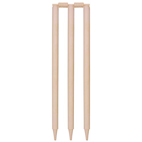 GM Bleached & Polished Cricket Stumps Set - Thumbnail 2