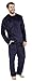 CityComfort Pijamas para Hombre, Pijama Forro Polar Loungewear, Pijama De Forro Polar Pijama De Dos Piezas De Manga Larga, Regalos Originales para Hombre (M, Azul Marino)