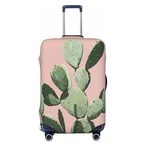 Minimalist Aesthetic Pear Cactus Elastic Travel Luggage Covers Dustproof Scratch-Resistant Suitcase Protector Fit 22-24 Inch