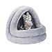 Kot łóżko, domy kota, małe łóżko dla psa, Cat Cave z wyjmowaną zmywalną poduszką poduszką, na zewnątrz łóżka namiotowe,S